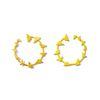 Gold Plated Tassel Drop Earrings