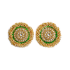Maha Gold Plated Statement Earrings