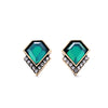 Art Deco Blue Earrings