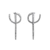 Stella Loop Silver Earrings