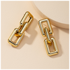 Gold Plated Tassel Drop Earrings