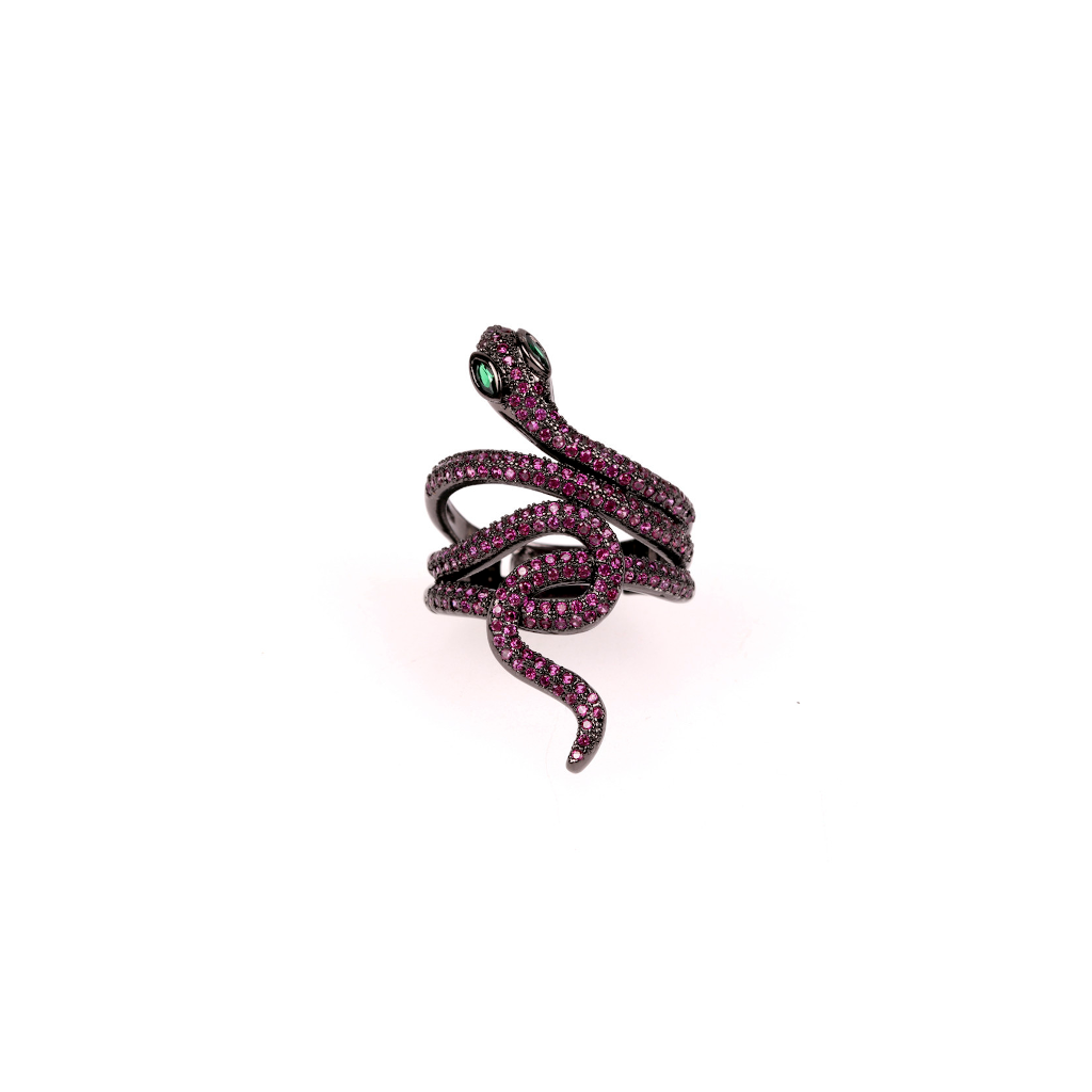 Pink Snake Ring