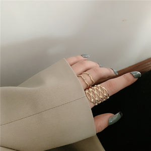 Weaved Gold Ring