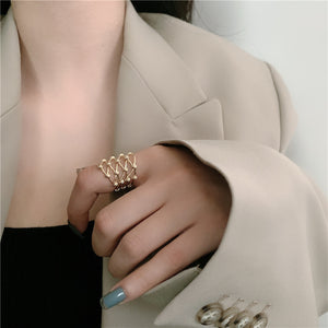 Weaved Gold Ring