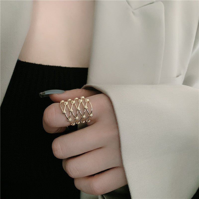 Weaved Gold Ring