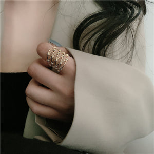 Weaved Gold Ring