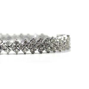 Silver Gemstone Bracelet