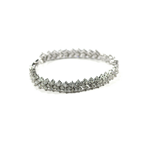 Silver Gemstone Bracelet