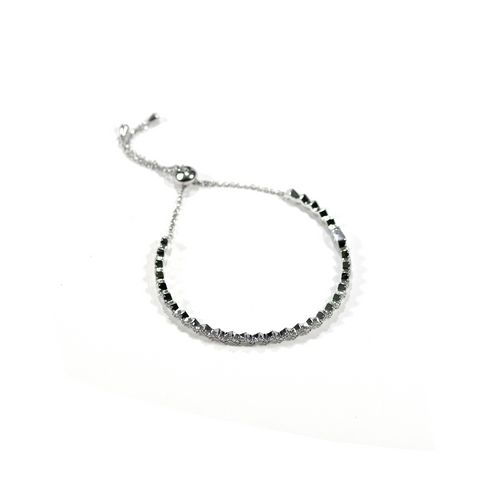 Silver Gemstone Medley Bracelet