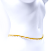 Iris Gold Plated Belly Chain