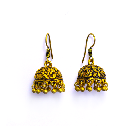 Prana Black Gold Plated Earrings