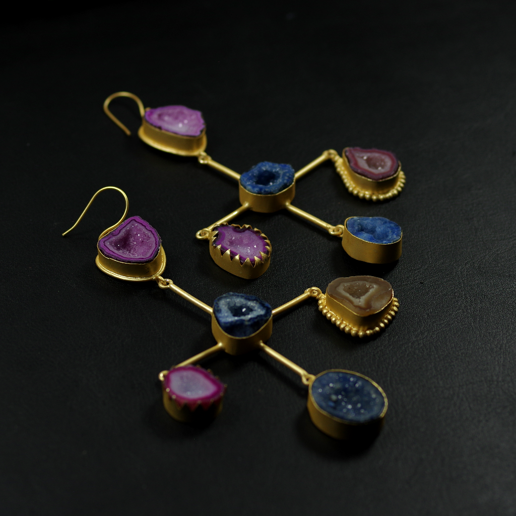 Agate Statement Earrings