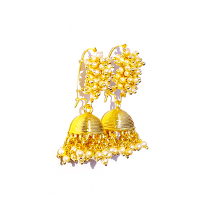 Gold Plated Jhumka Earrings
