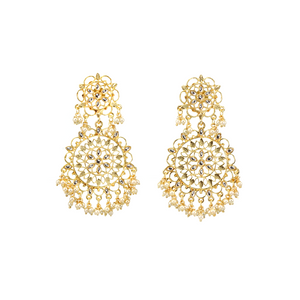 Gold Plated Statement Earrings