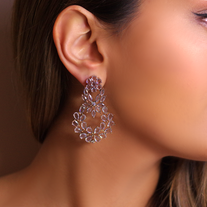 Rose Gold Earrings