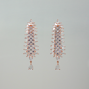 Rose Gold Statement Earrings