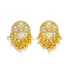 Linear Rose Gold Statement Earrings