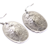 Silver Coral Earrings
