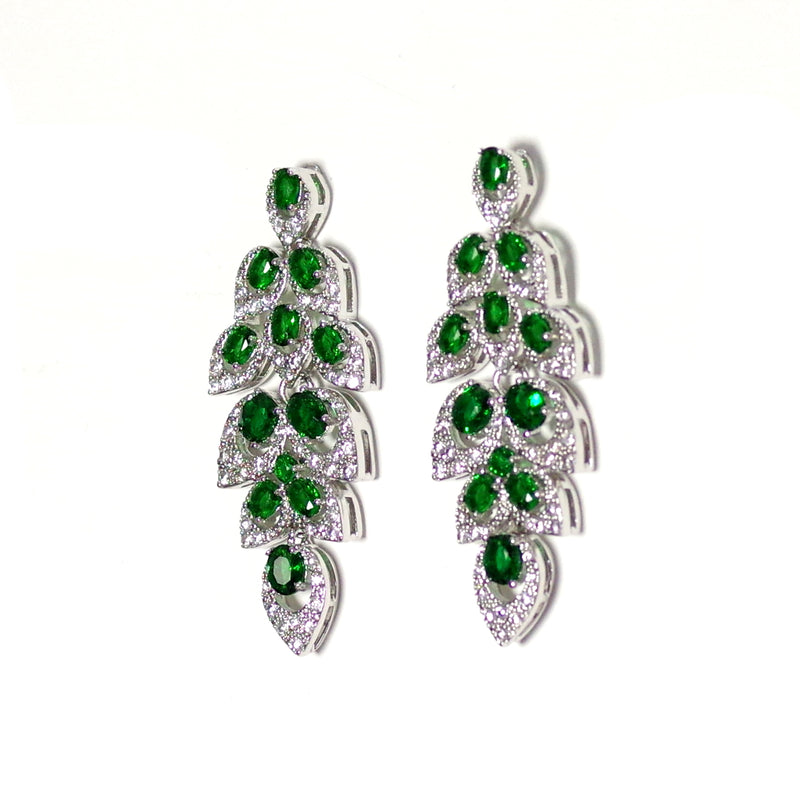 Emerald Drop Earrings
