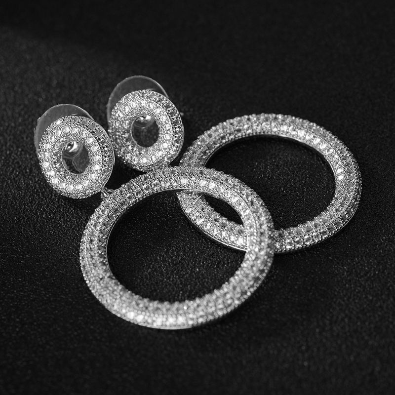 Diamond Hoop Earrings