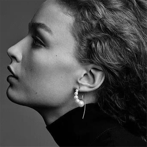 Pearl Tribal Earrings