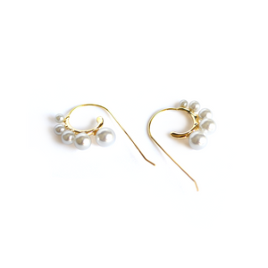 Pearl Tribal Earrings