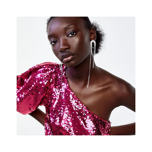 Long Silver Earrings