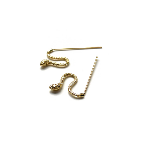 Minimalist Climber Lightning Earrings