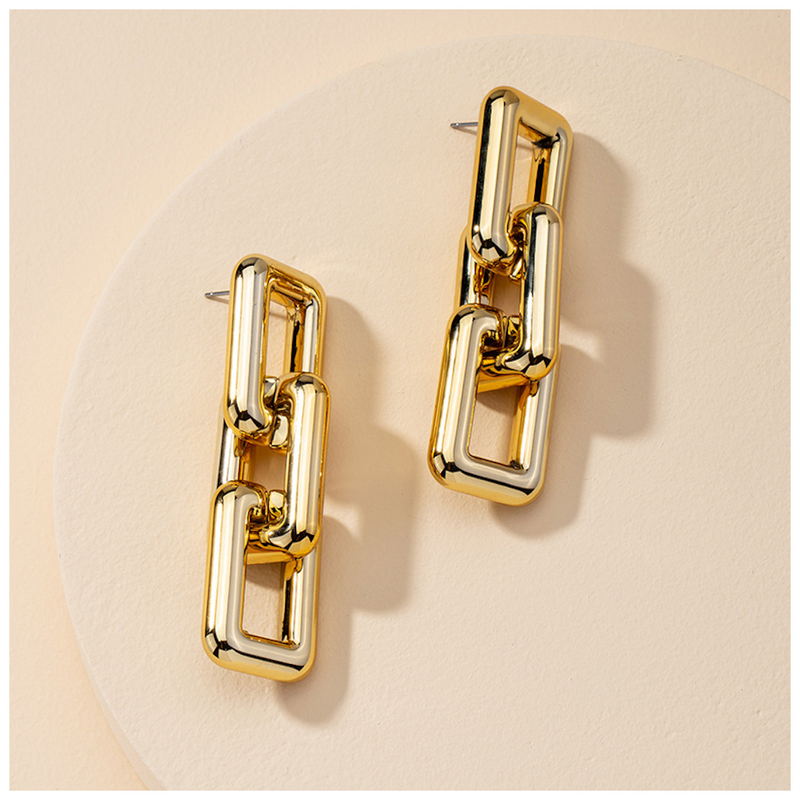 Gold Chain Earrings