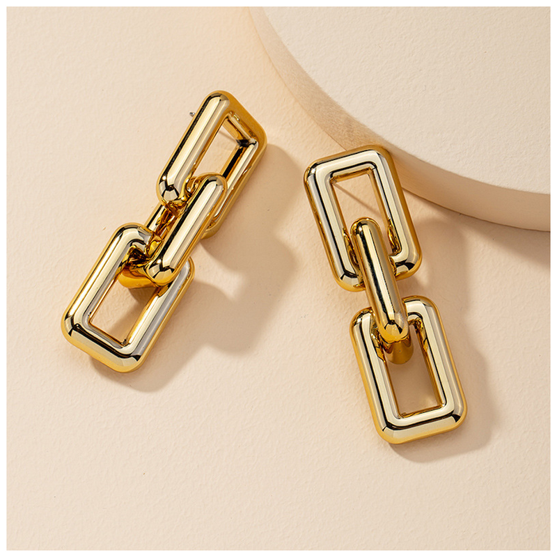 Gold Chain Earrings