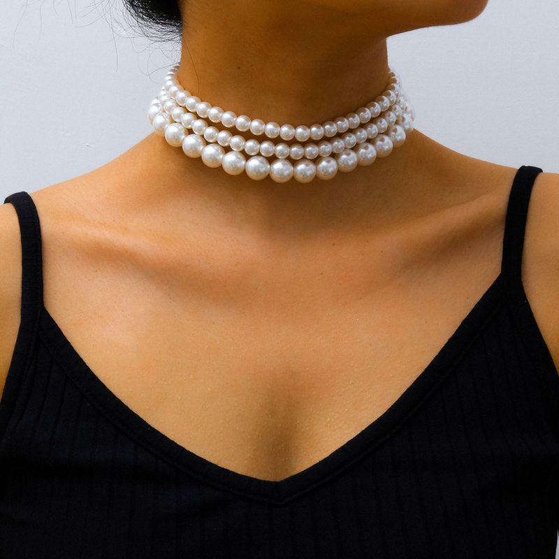 Layered Pearl Necklace