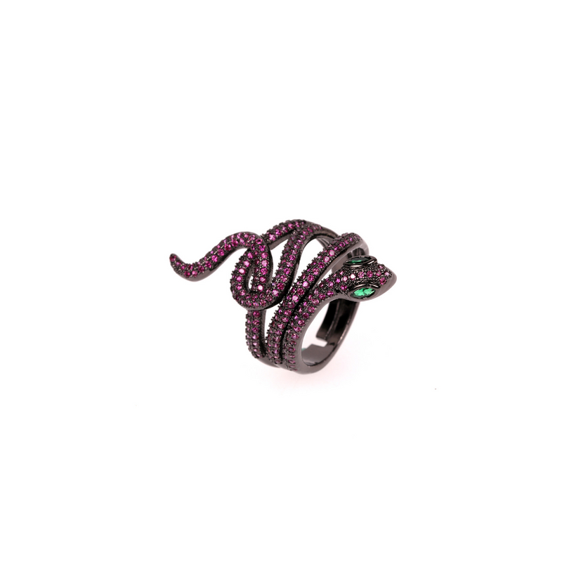 Pink Snake Ring