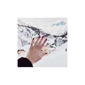Silver Vine Cocktail Ring