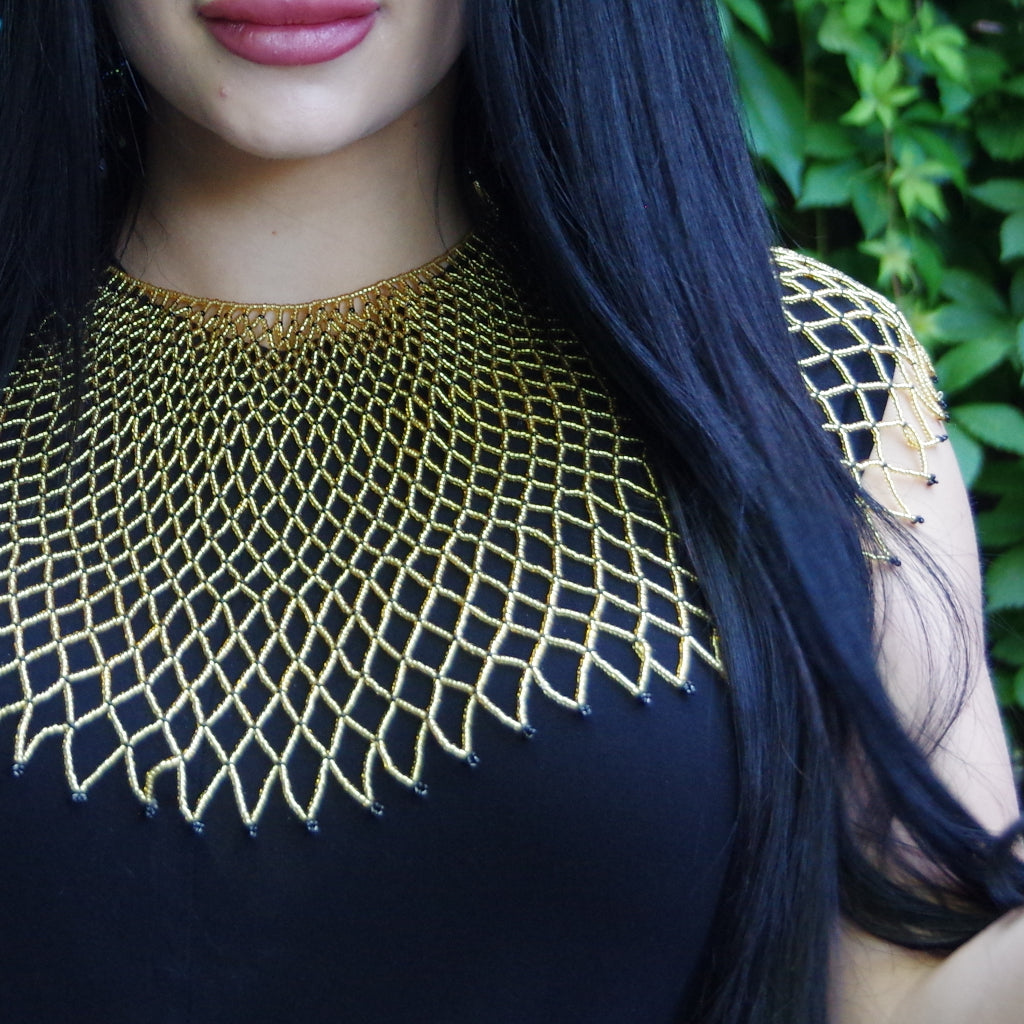 Maasai Handmade Statement Necklace  SATORI ACCESSORIES